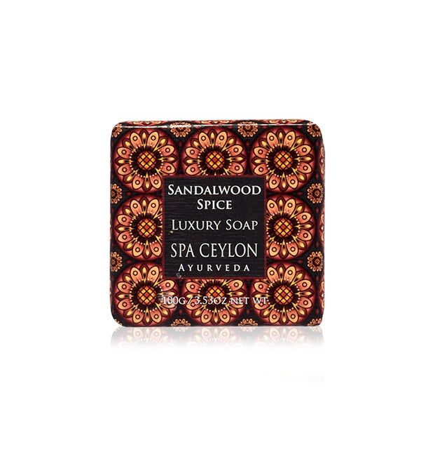 Sandalwood Spice - Luxury Soap 100g - Spa Ceylon Sri Lanka