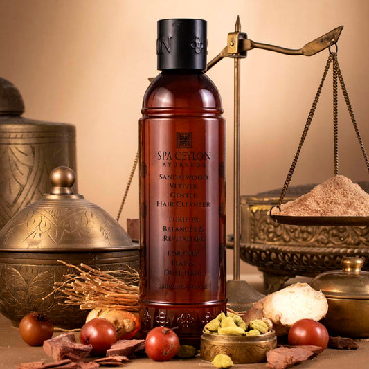 Sandalwood Vetiver - Gentle Hair Cleanser - 250ml - Spa Ceylon Sri Lanka