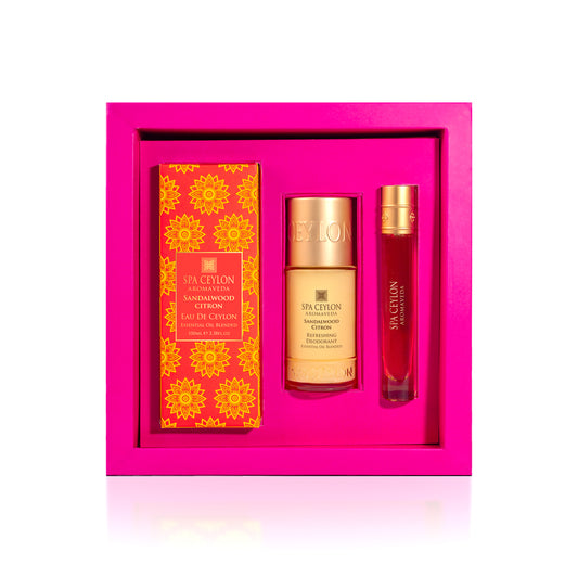 Sandalwood Citron - Eau De Ceylon Refreshing Collection Set Box