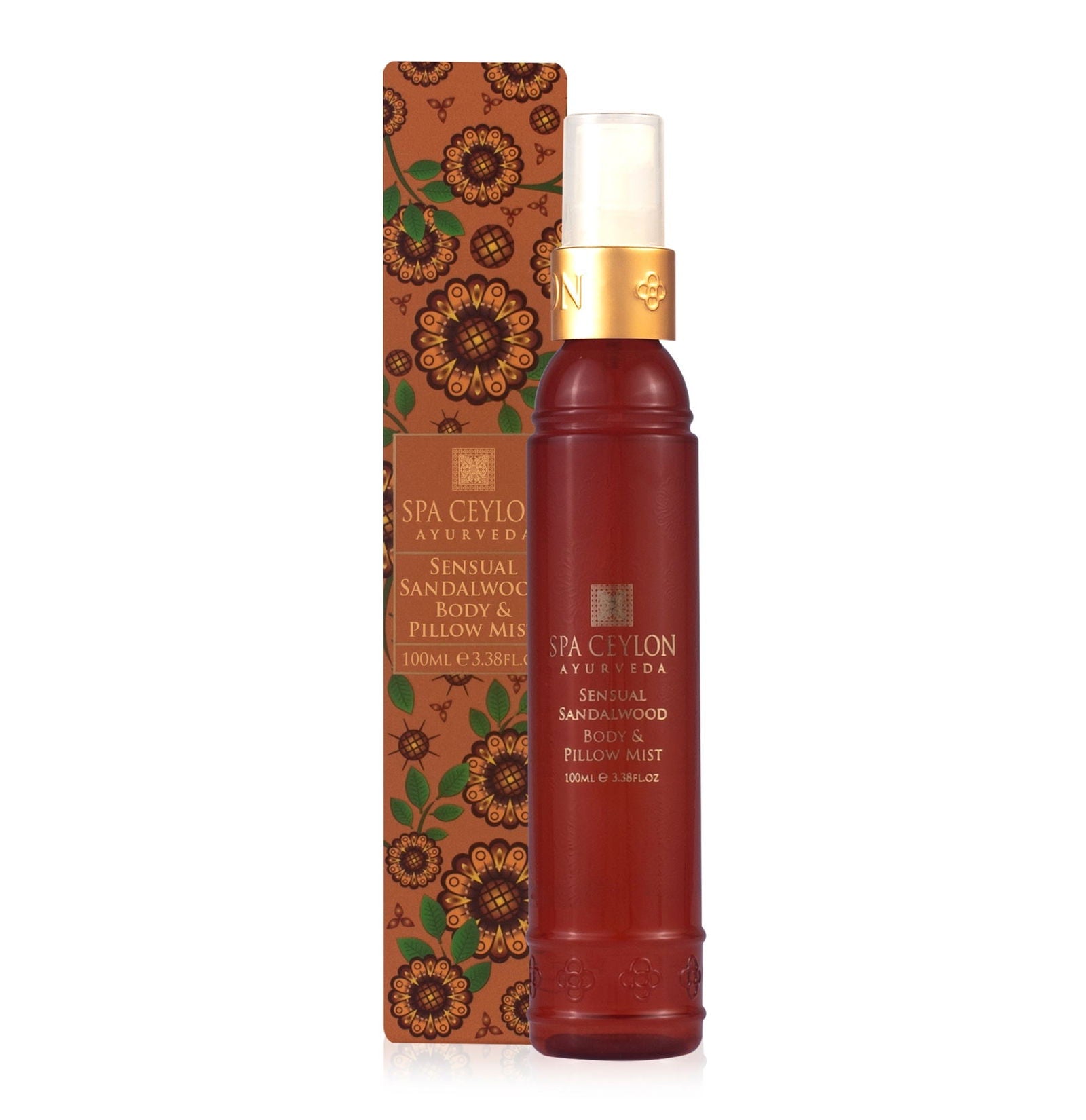 Sensual Sandalwood - Body Pillow Mist - 100ml - Spa Ceylon Sri Lanka