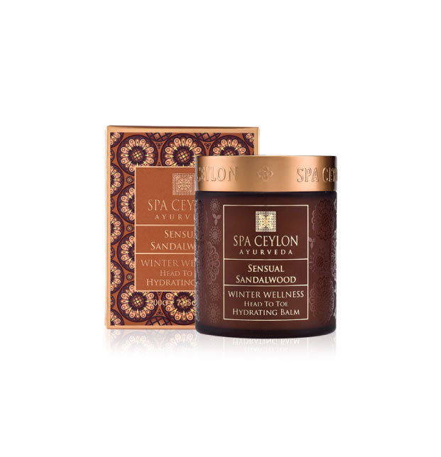 Sensual Sandalwood - Winter Wellness Head To Toe Hydrating Balm 200g - Spa Ceylon Sri Lanka