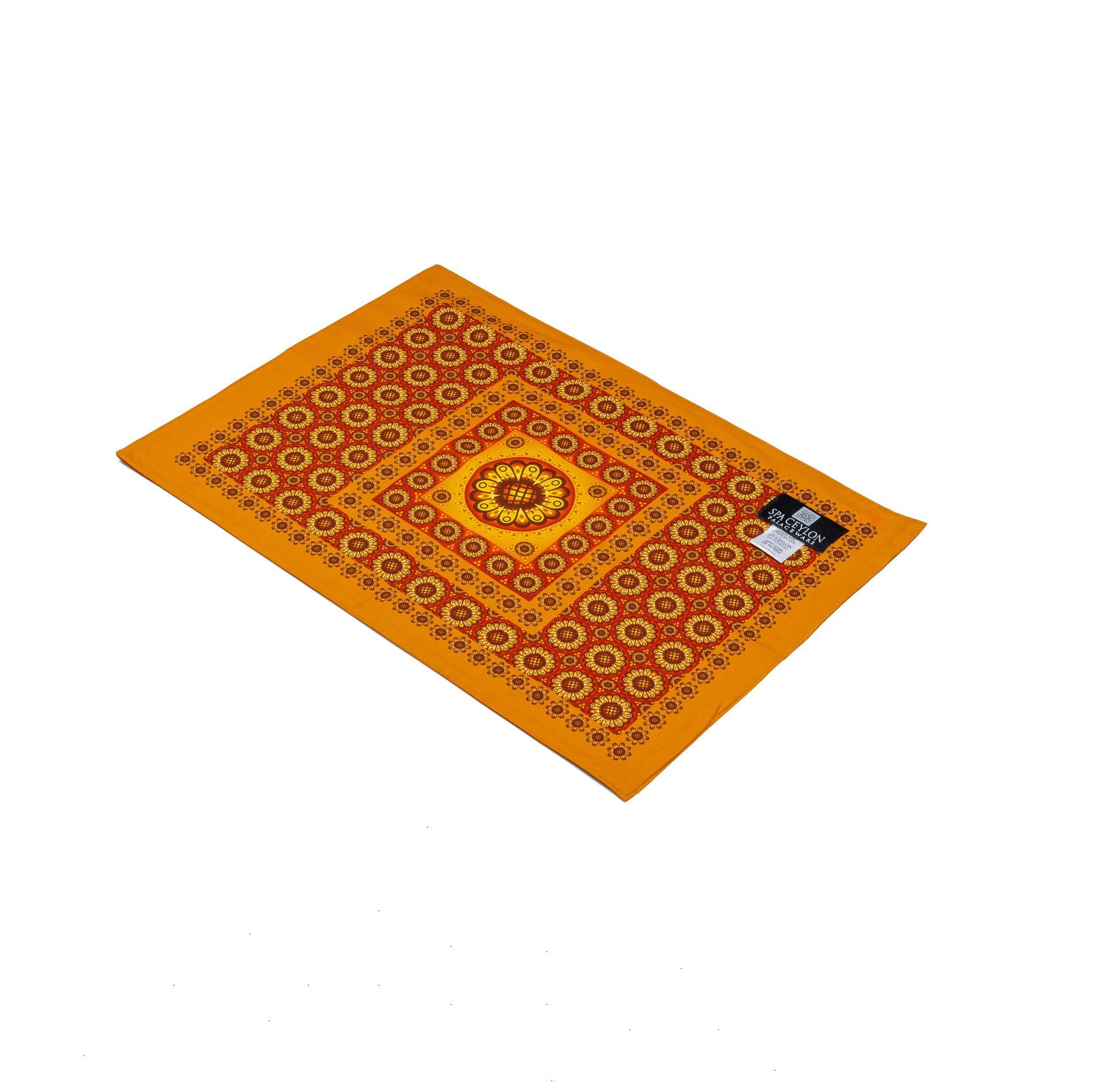 Sensual Sandalwood Double Sided Linen Place Mat A20"x14" - Spa Ceylon Sri Lanka