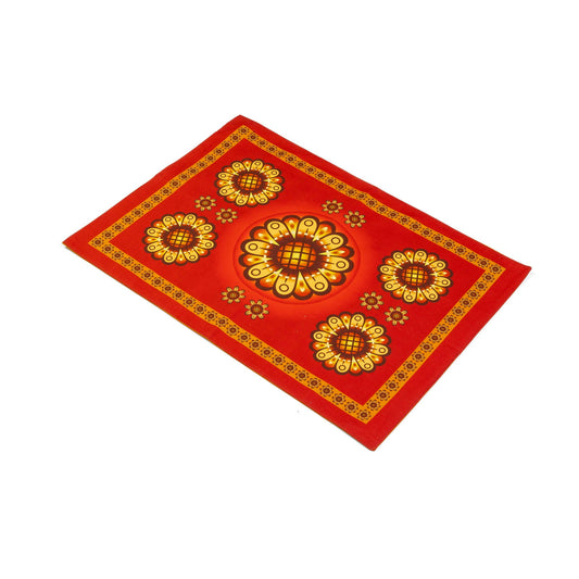 Sensual Sandalwood Double Sided Linen Place Mat B 20"x14" - Spa Ceylon Sri Lanka