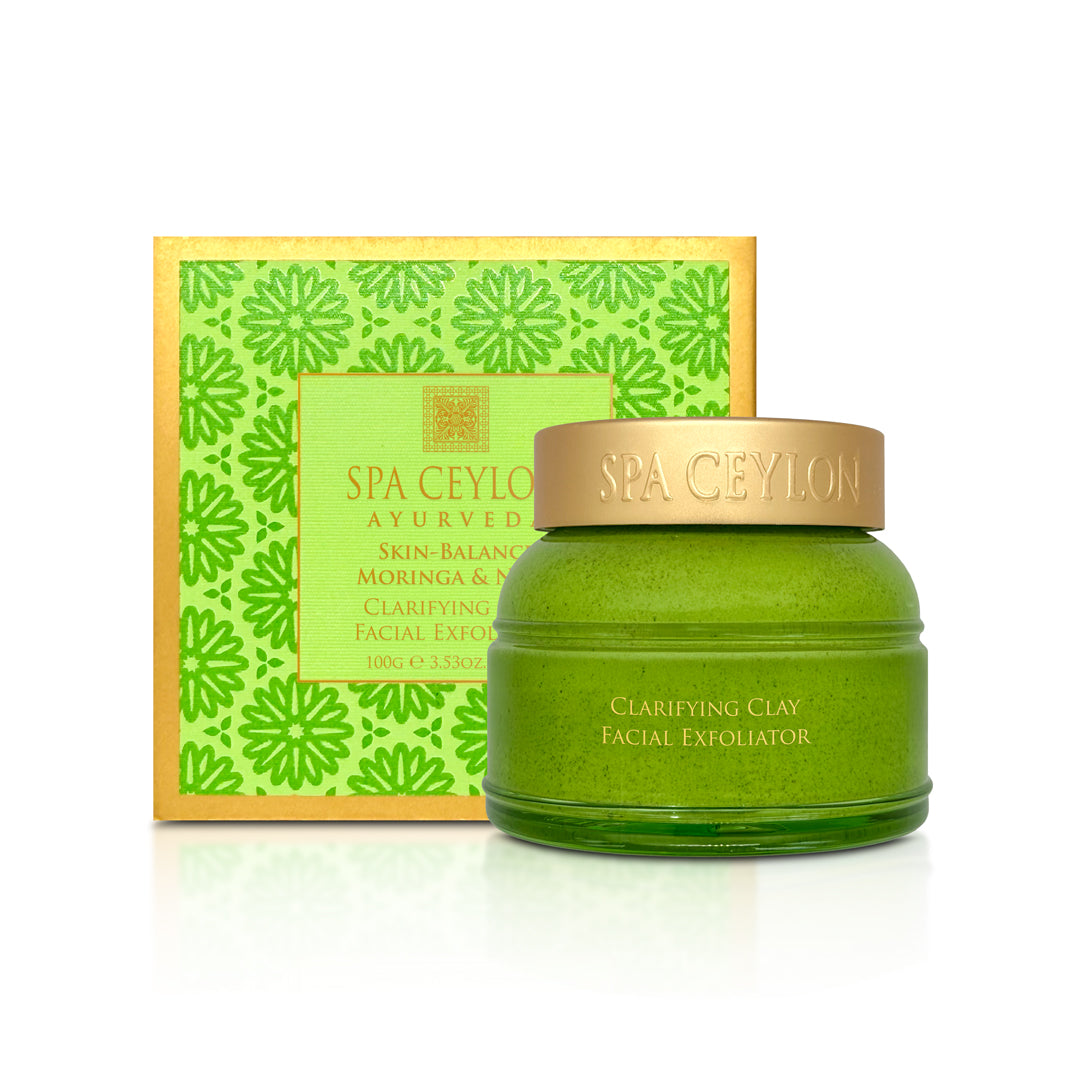 Skin Balance - Moringa & Neem - Clarifying Clay Facial Exfoliator 100g