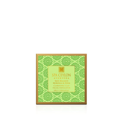 Skin Balance - Moringa & Neem - Clarifying Clay Facial Exfoliator 100g