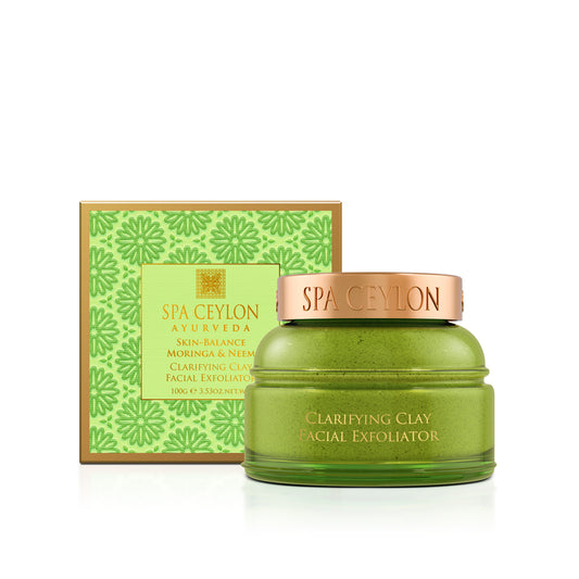 Skin Balance - Moringa & Neem - Clarifying Clay Facial Exfoliator 100g