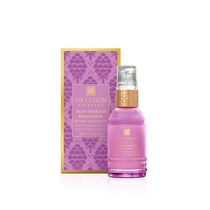Skin Smooth Bakuchiol - Retinol Alternative Age Refining Day & Night Facial Serum - 30ml