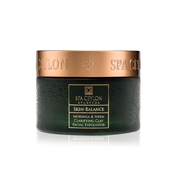 Skin Balance - Moringa & Neem - Clarifying Clay Facial Exfoliator 100g - Spa Ceylon Sri Lanka