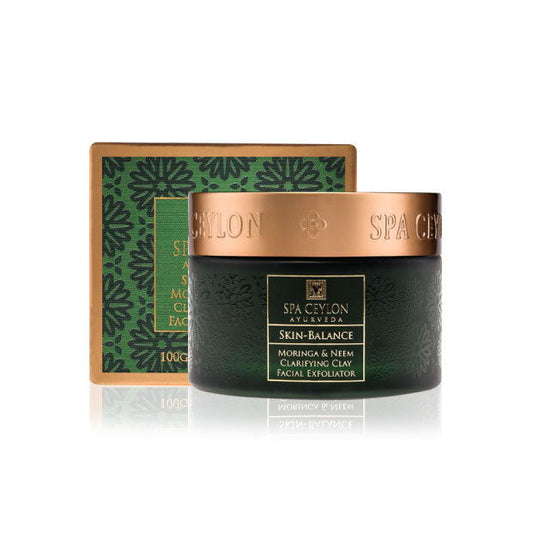 Skin Balance - Moringa & Neem - Clarifying Clay Facial Exfoliator 100g - Spa Ceylon Sri Lanka