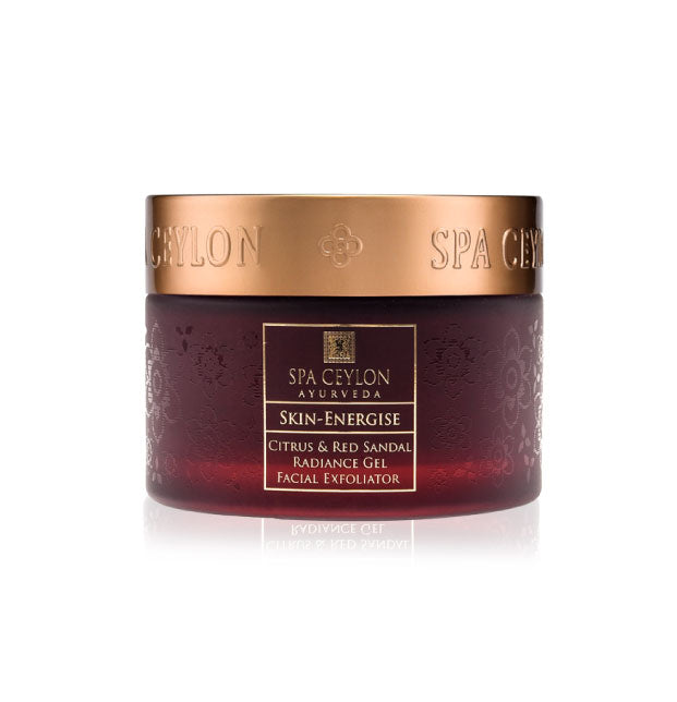 Skin Energise - Citrus & Red Sandal - Radiance Gel Facial Exfoliator 120g - Spa Ceylon Sri Lanka