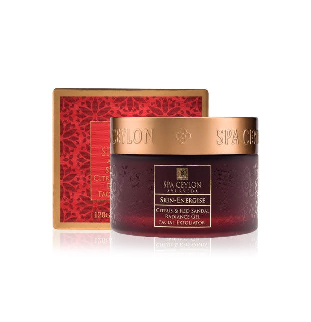 Skin Energise - Citrus & Red Sandal - Radiance Gel Facial Exfoliator 120g - Spa Ceylon Sri Lanka