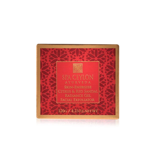 Skin Energise - Citrus & Red Sandal - Radiance Gel Facial Exfoliator 120g - Spa Ceylon Sri Lanka