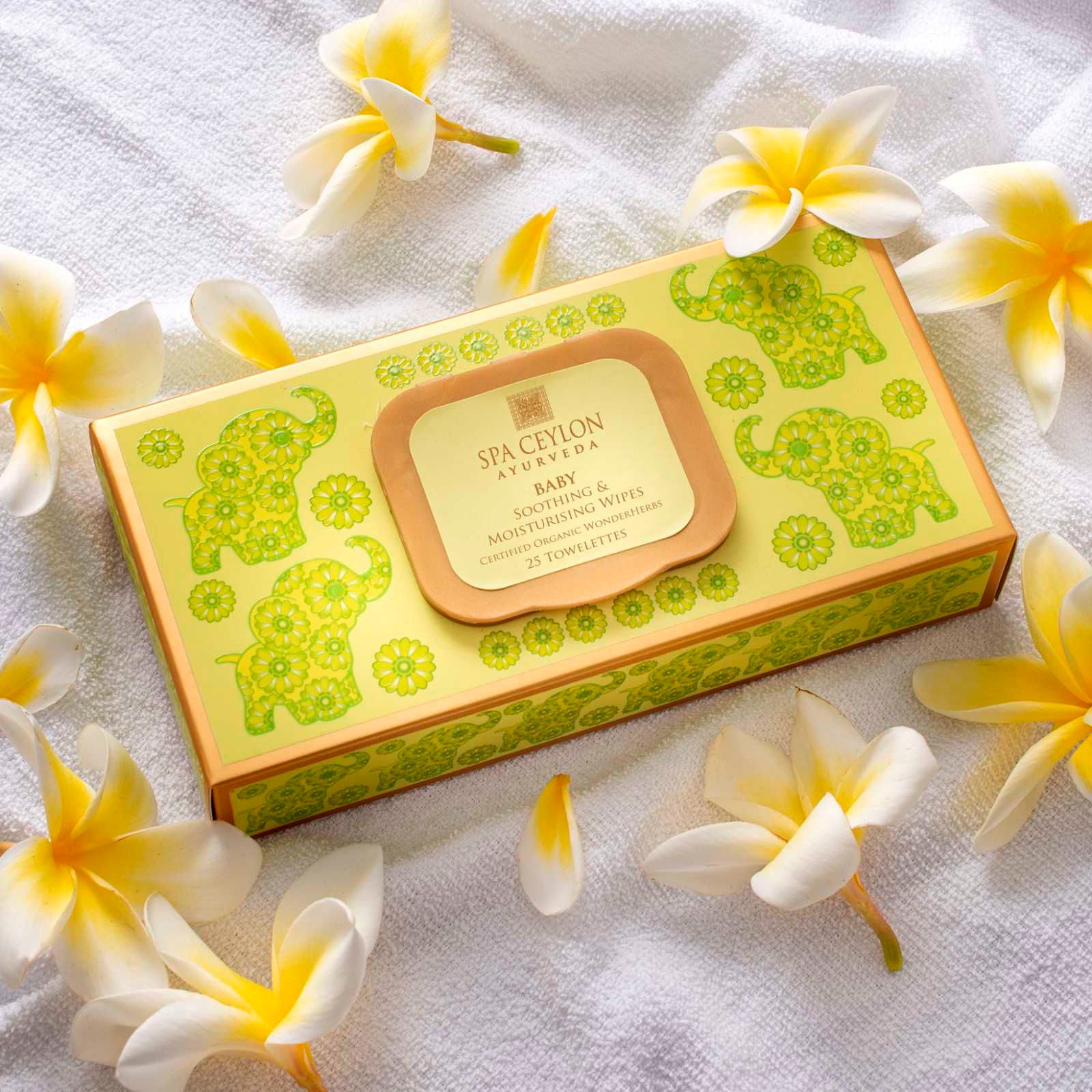Soothing & Moisturising Baby Wipes - Spa Ceylon Sri Lanka