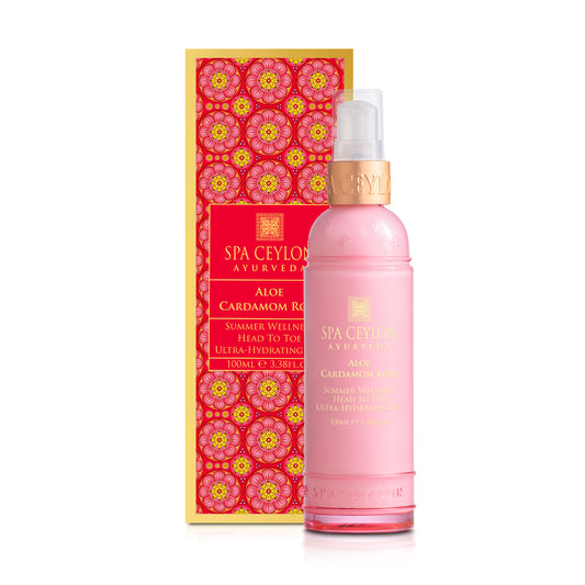 Aloe Cardamom Rose - Summer Wellness Head To Toe Ultra-Hydrating Gel (100ml)