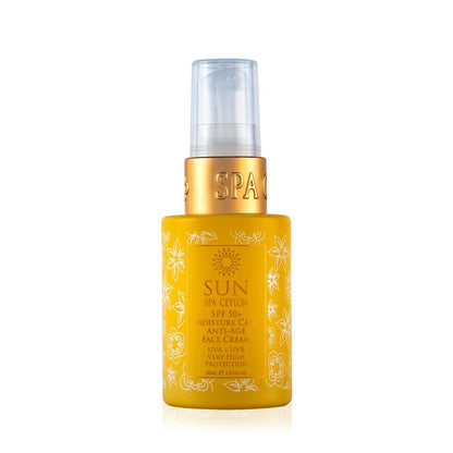 Sun - Moisture Care - Anti Age- Face Cream (SPF 50+) - Spa Ceylon Sri Lanka