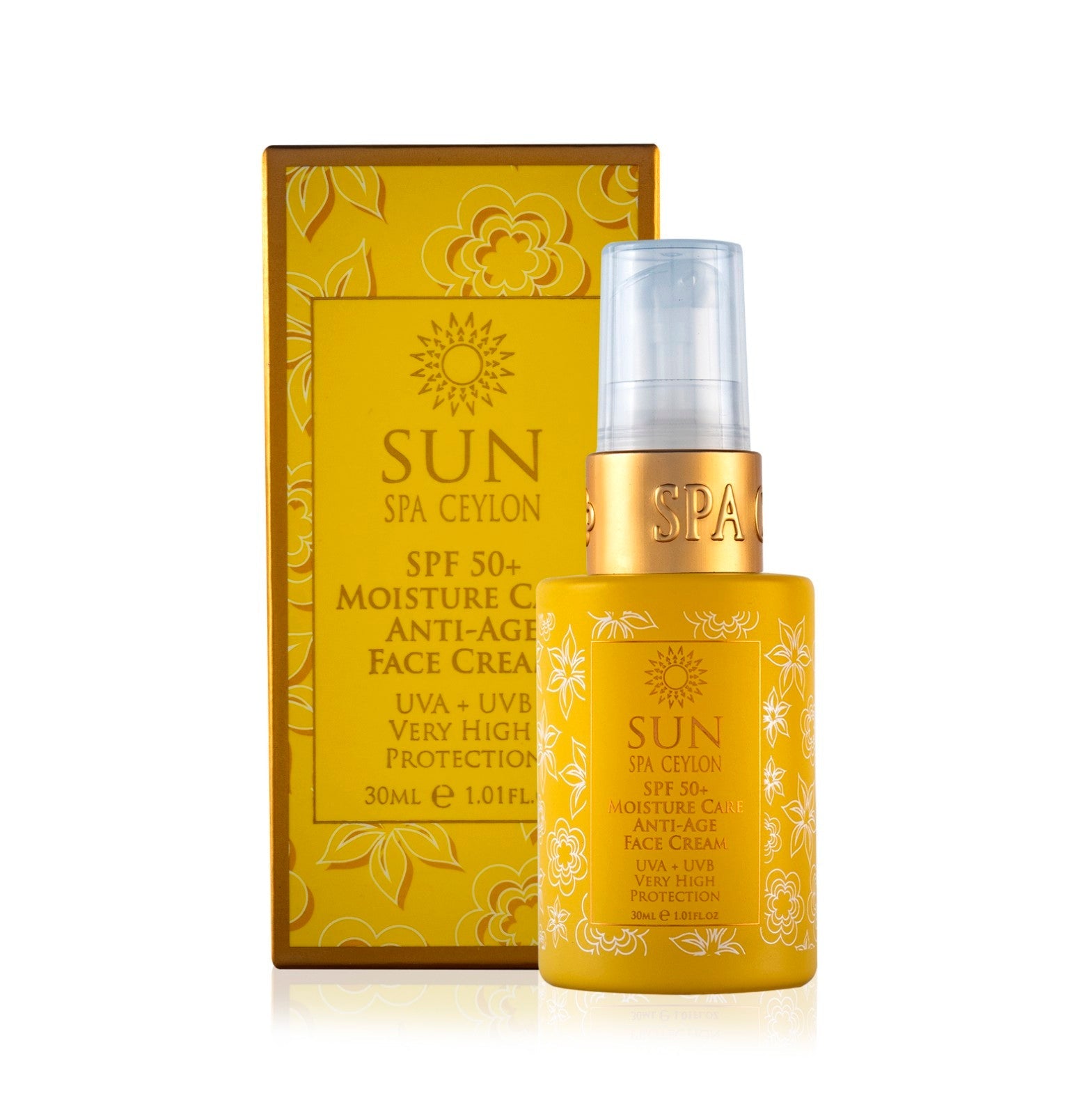 Sun - Moisture Care - Anti Age- Face Cream (SPF 50+) - Spa Ceylon Sri Lanka