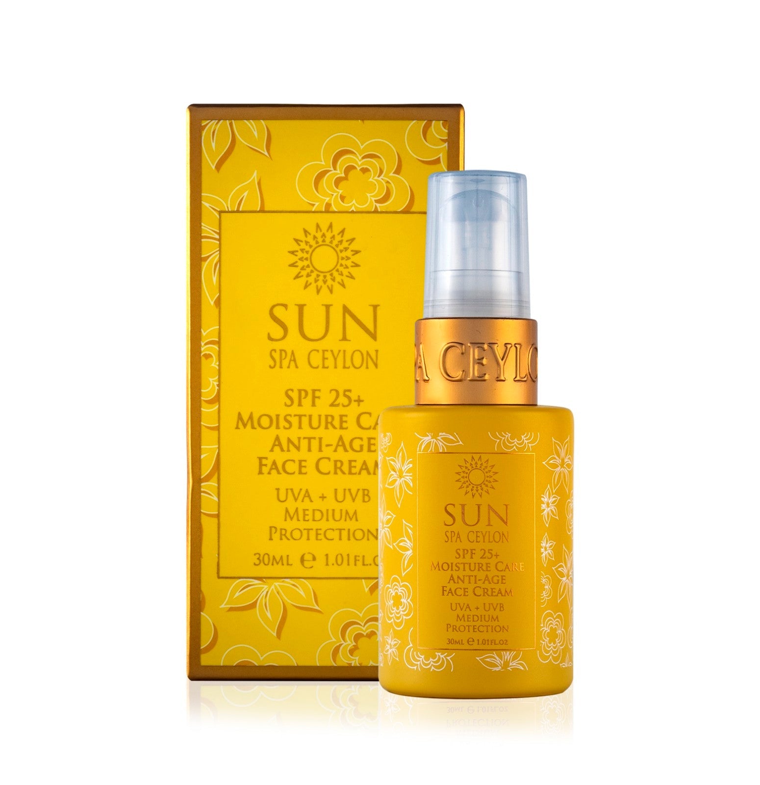 Sun - Moisture Care - Anti Age - Face Cream (SPF 25+) - Spa Ceylon Sri Lanka
