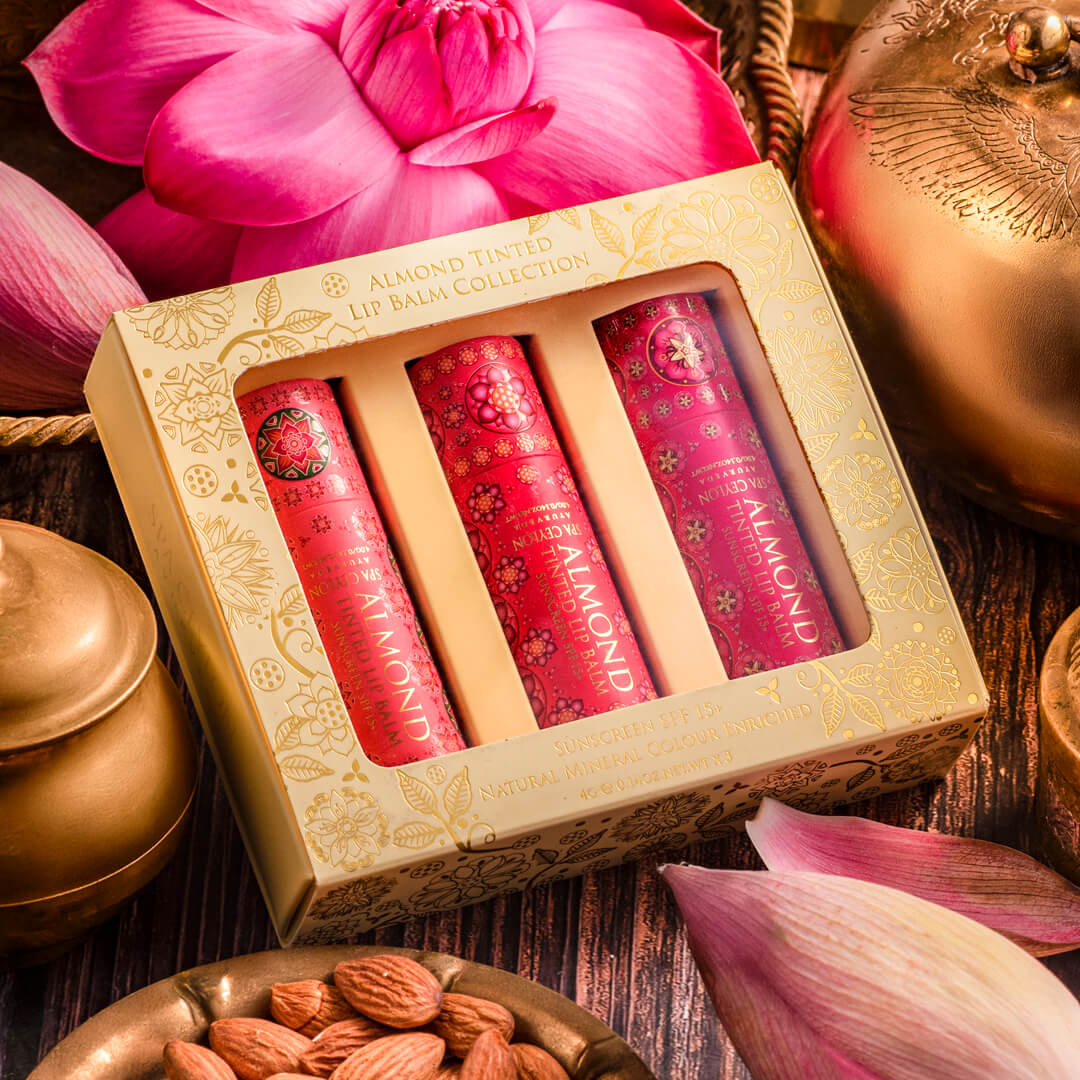 Almond Tinted Lip Balm Rich Collection