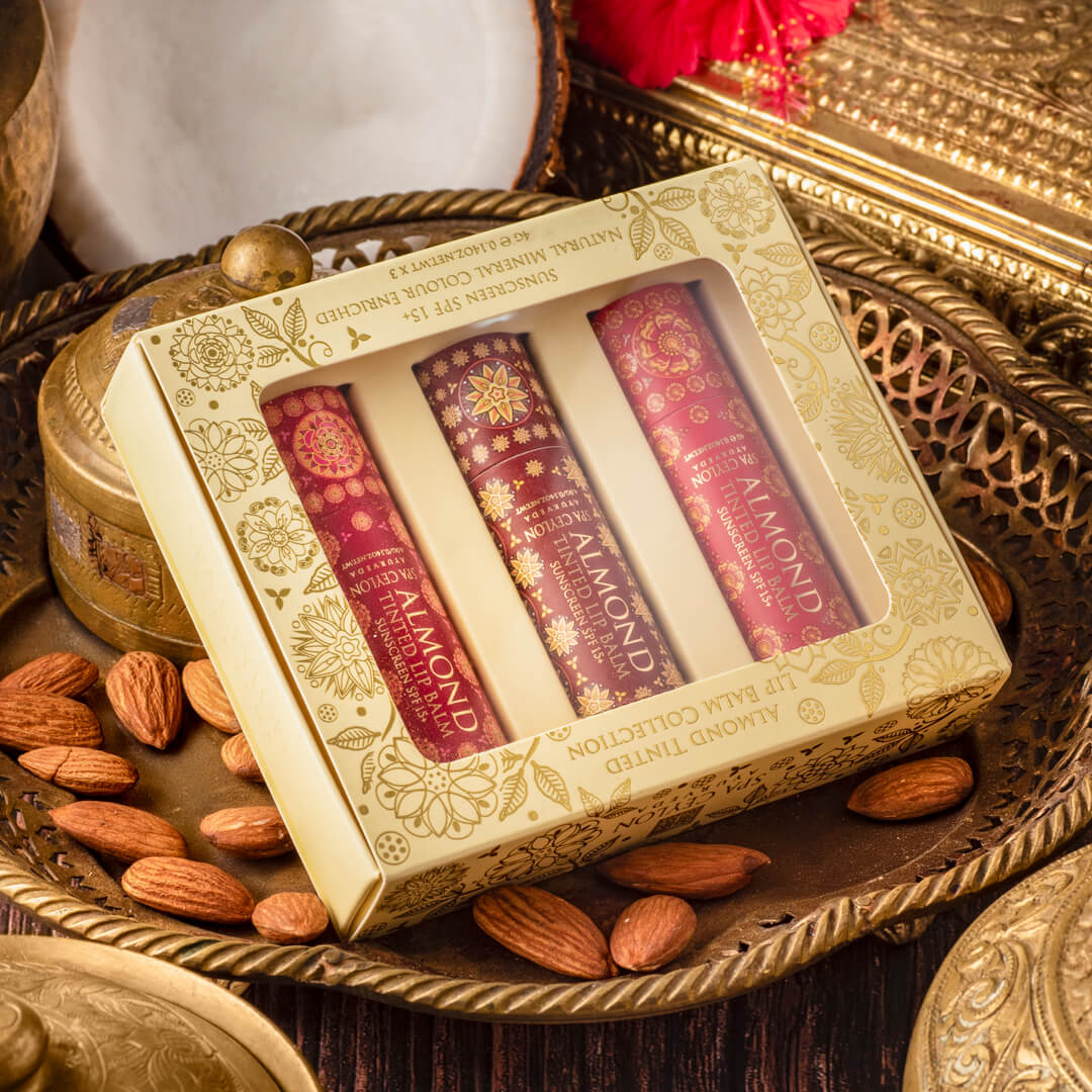 Almond Tinted Lip Balm Warm Collection