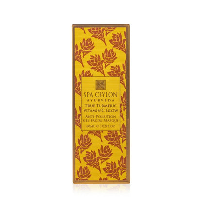 True Turmeric - Vitamin C Glow - Anti-Pollution Gel Facial Masque 60ml - Spa Ceylon Sri Lanka
