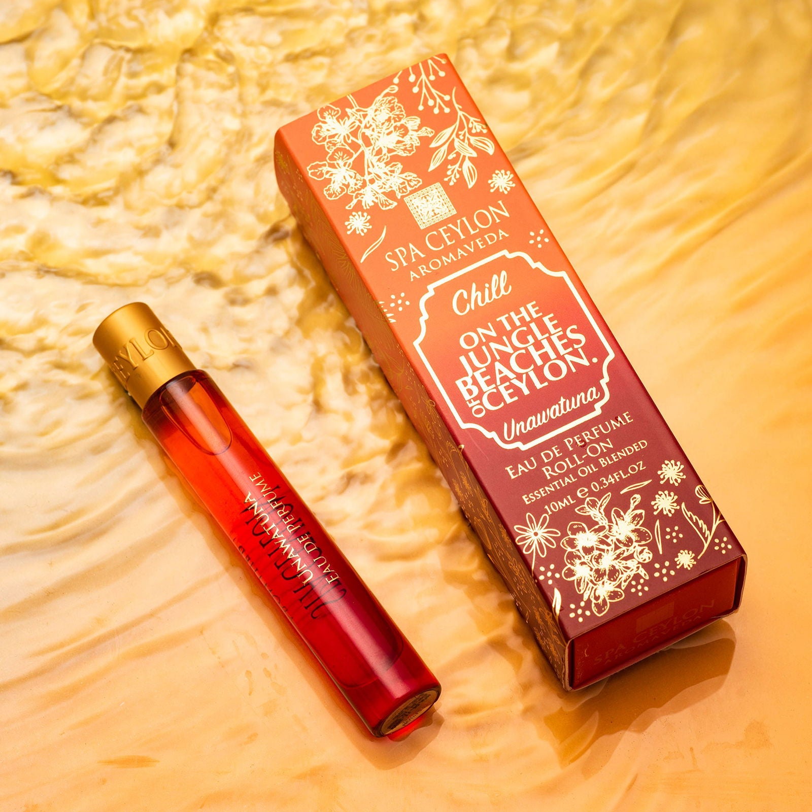 Unawatuna - Eau De Perfume Roll On 10ml - Spa Ceylon Sri Lanka