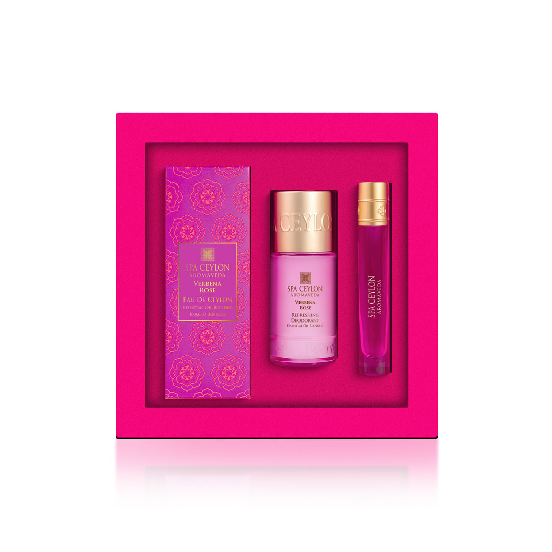 Verbena Rose -  Eau De Ceylon Refreshing Collection Set Box