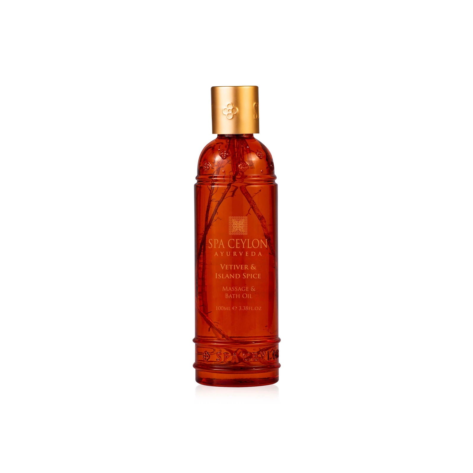 Vetiver & Island Spice - Massage & Bath Oil 100ml - Spa Ceylon Sri Lanka