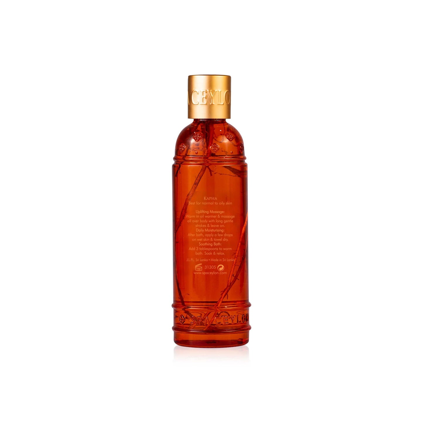 Vetiver & Island Spice - Massage & Bath Oil 100ml - Spa Ceylon Sri Lanka