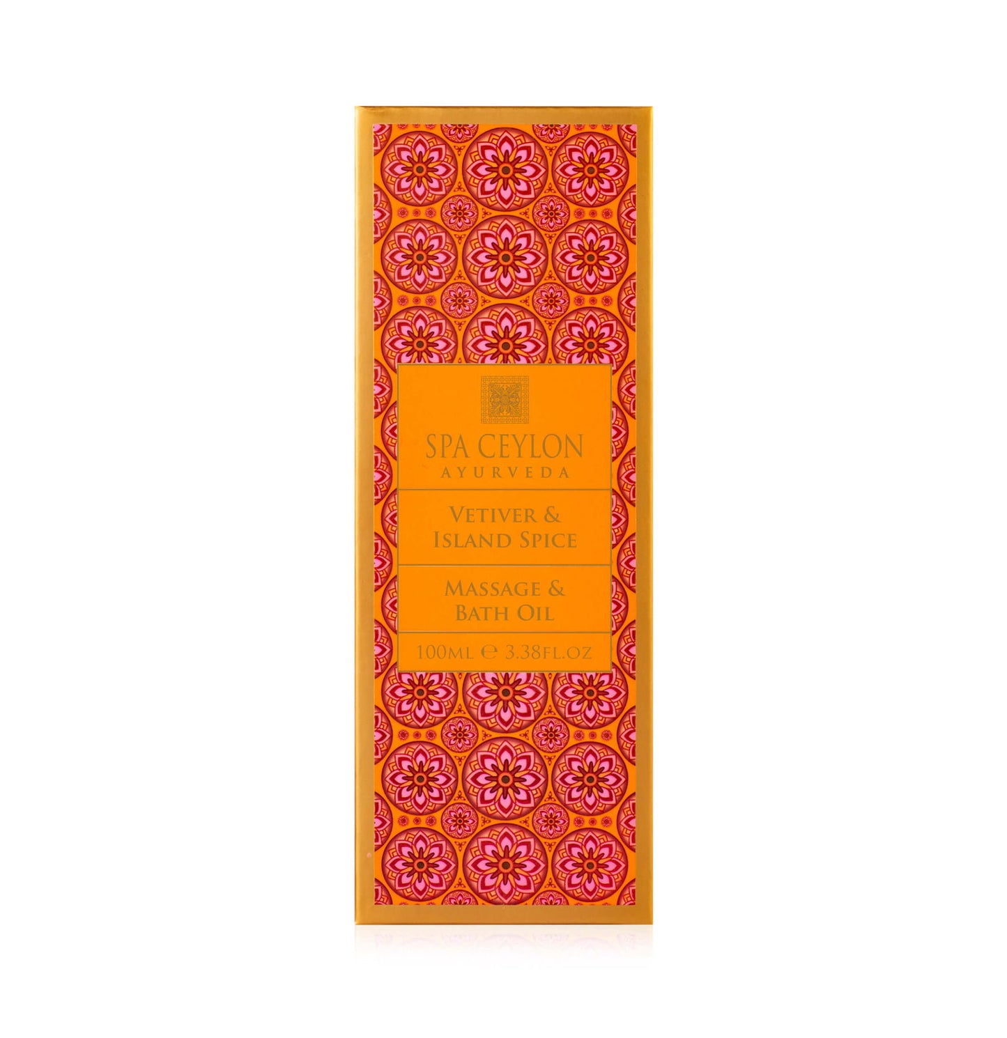 Vetiver & Island Spice - Massage & Bath Oil 100ml - Spa Ceylon Sri Lanka