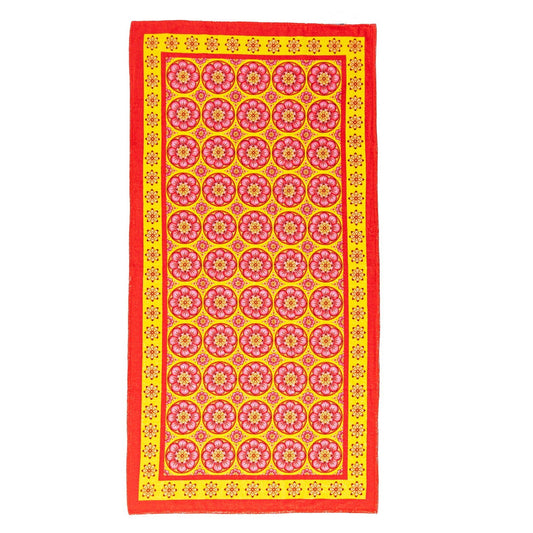 Vintage Towel Printed - Cardamom Rose Type 2 153cmx75cm - Spa Ceylon Sri Lanka