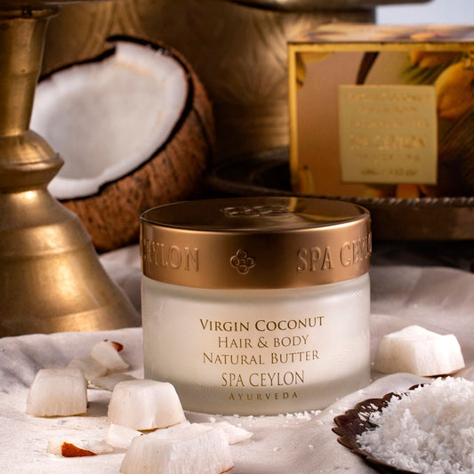 Virgin Coconut - Hair & Body Natural Butter 100g - Spa Ceylon Sri Lanka