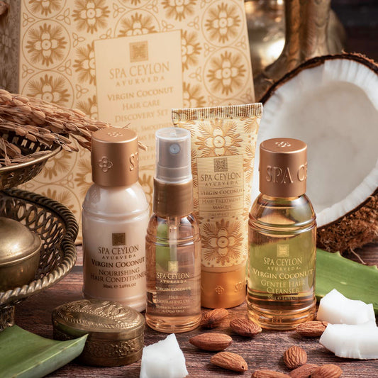 Virgin Coconut - Hair Care Discovery Set - Spa Ceylon Sri Lanka
