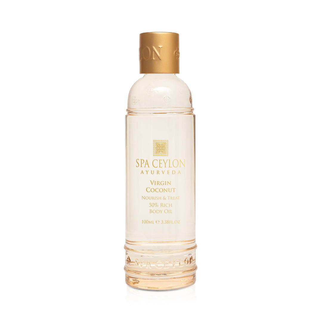 Virgin Coconut - Nourish & Treat - 50% Rich Body Oil 100ml - Spa Ceylon Sri Lanka