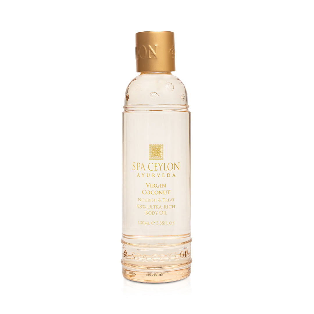 Virgin Coconut - Nourish & Treat - 98% Ultra-Rich Body Oil 100ml - Spa Ceylon Sri Lanka