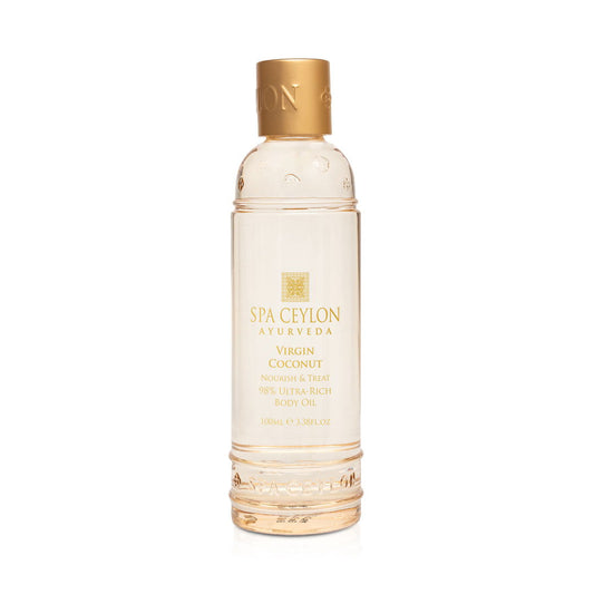 Virgin Coconut - Nourish & Treat - 98% Ultra-Rich Body Oil 100ml - Spa Ceylon Sri Lanka