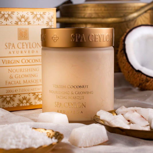 Virgin Coconut - Nourishing & Glowing Facial Masque 200g - Spa Ceylon Sri Lanka