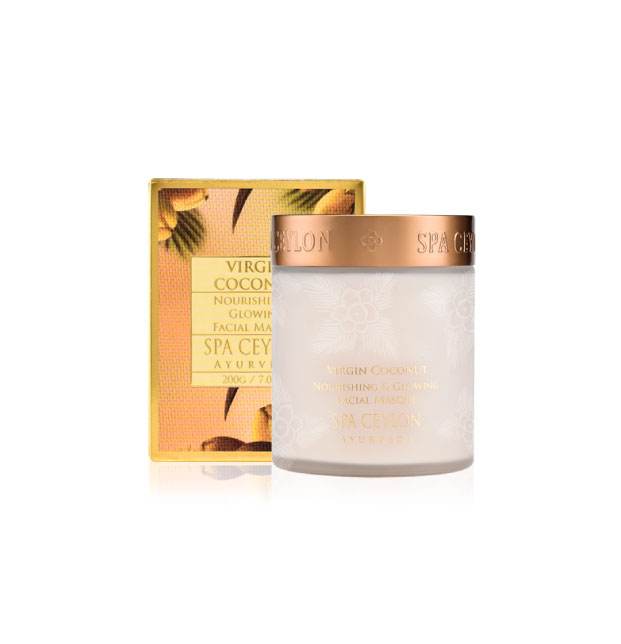 Virgin Coconut - Nourishing & Glowing Facial Masque 200g - Spa Ceylon Sri Lanka
