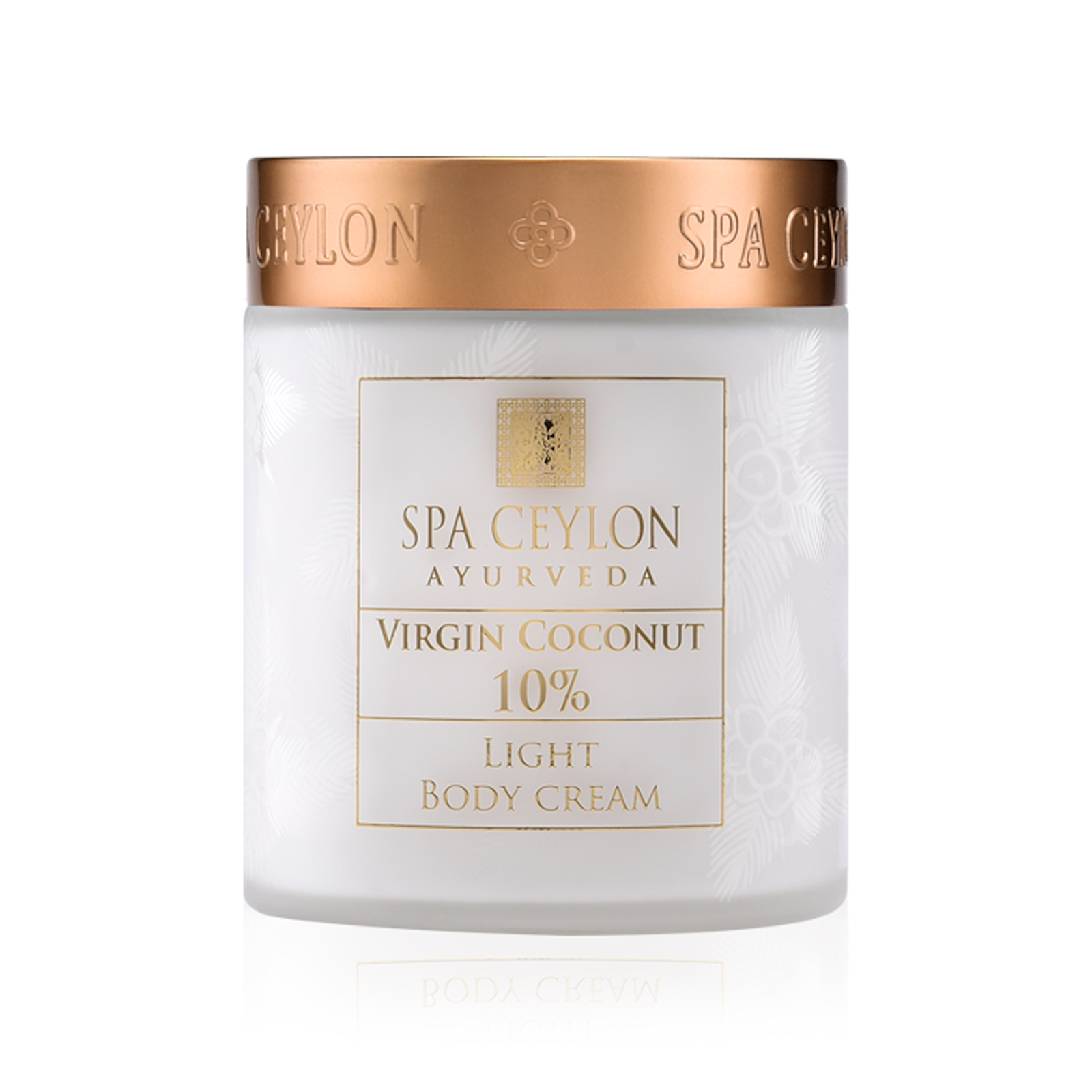 Virgin Coconut 10% - Light Body Cream 200g - Spa Ceylon Sri Lanka
