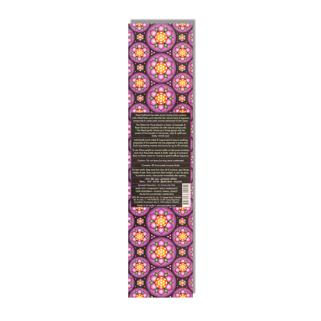 Water Lily Ylang - Incense Sticks - 30pc