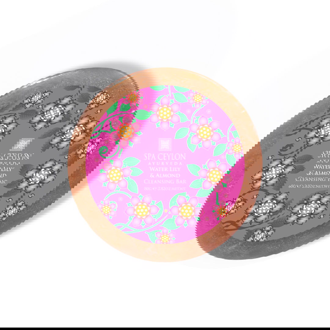 Water Lily - Cleansing Bar 80g - Spa Ceylon Sri Lanka