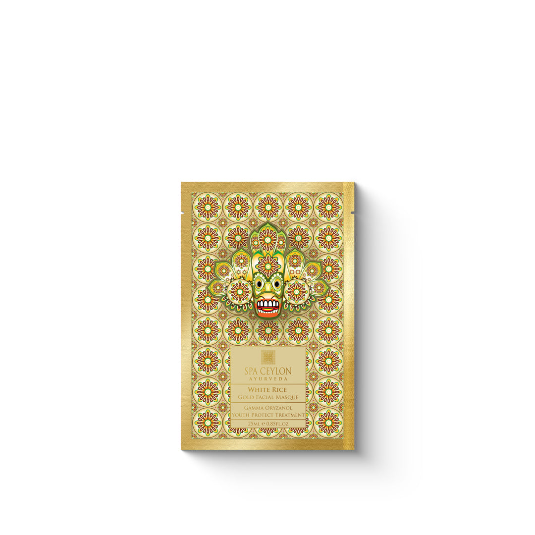 White Rice - Gold Facial Masque - Gamma Oryzanol Youth Protect Treatment