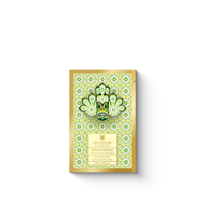White Tuberose -Sheet Facial Masque - WonderHerbs Radiance Booster