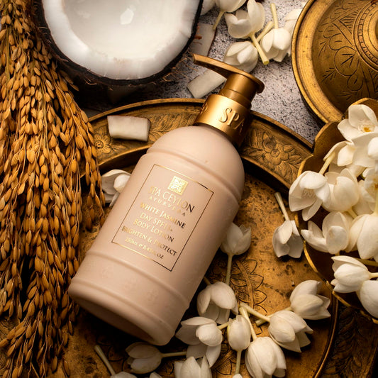 White Jasmine - Day SPF 15+ Body Lotion 250ml - Spa Ceylon Sri Lanka