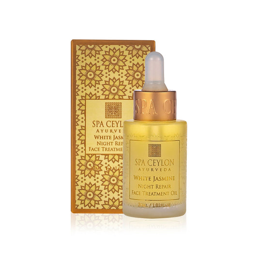 White Jasmine - Night Repair Face Treatment Oil 30ml - Spa Ceylon Sri Lanka