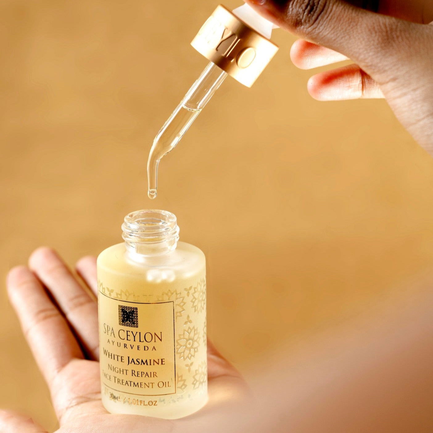White Jasmine - Night Repair Face Treatment Oil 30ml - Spa Ceylon Sri Lanka