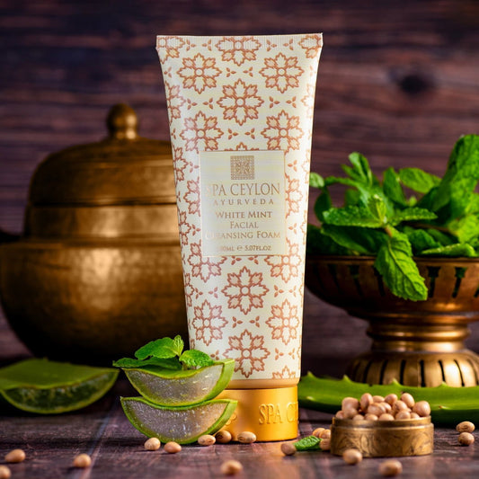 White Mint - Facial Cleansing Foam 150ml - Spa Ceylon Sri Lanka