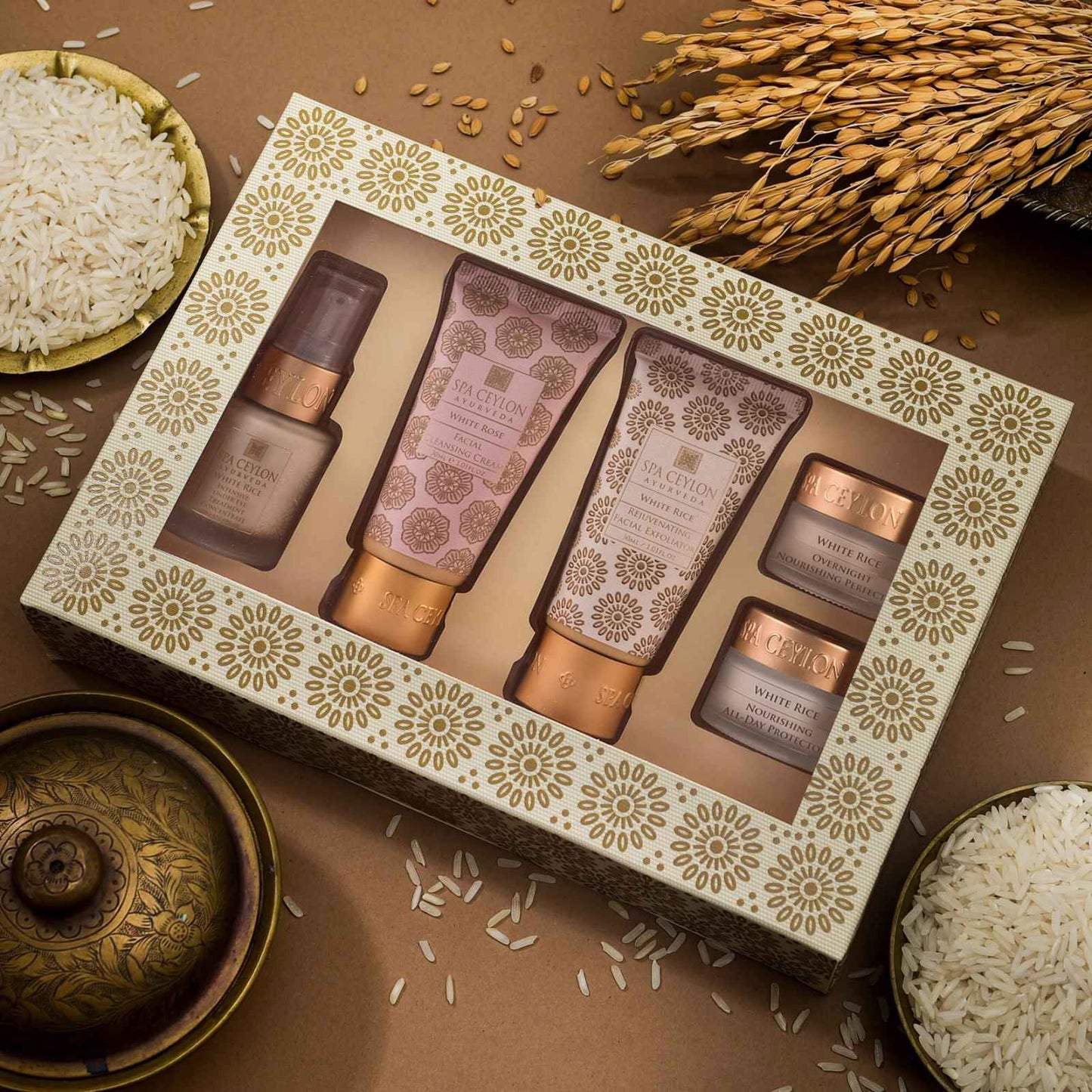 White Rice - Intensive Under-Eye Treatment Set - Spa Ceylon Sri Lanka