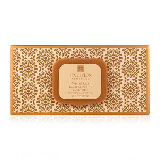 White Rice Facial Cleansing Milk Wipes - Spa Ceylon Sri Lanka