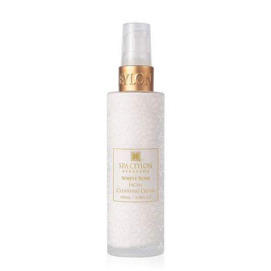 White Rose - Facial Cleansing Cream 100ml - Spa Ceylon Sri Lanka