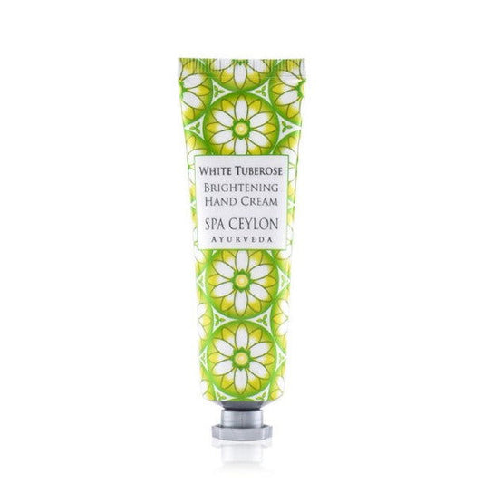 White Tuberose - Brightening Hand Cream 30g - Spa Ceylon Sri Lanka